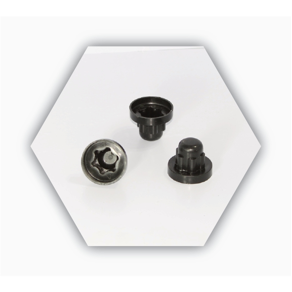 NUT CAP BLACK 30MM 3 NUT CAP BLACK 30MM - Image 3
