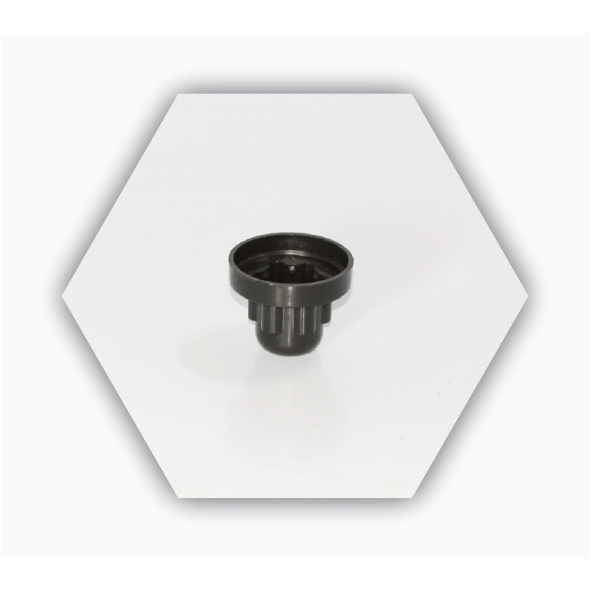 NUT CAP BLACK 30MM 1 NUT CAP BLACK 30MM